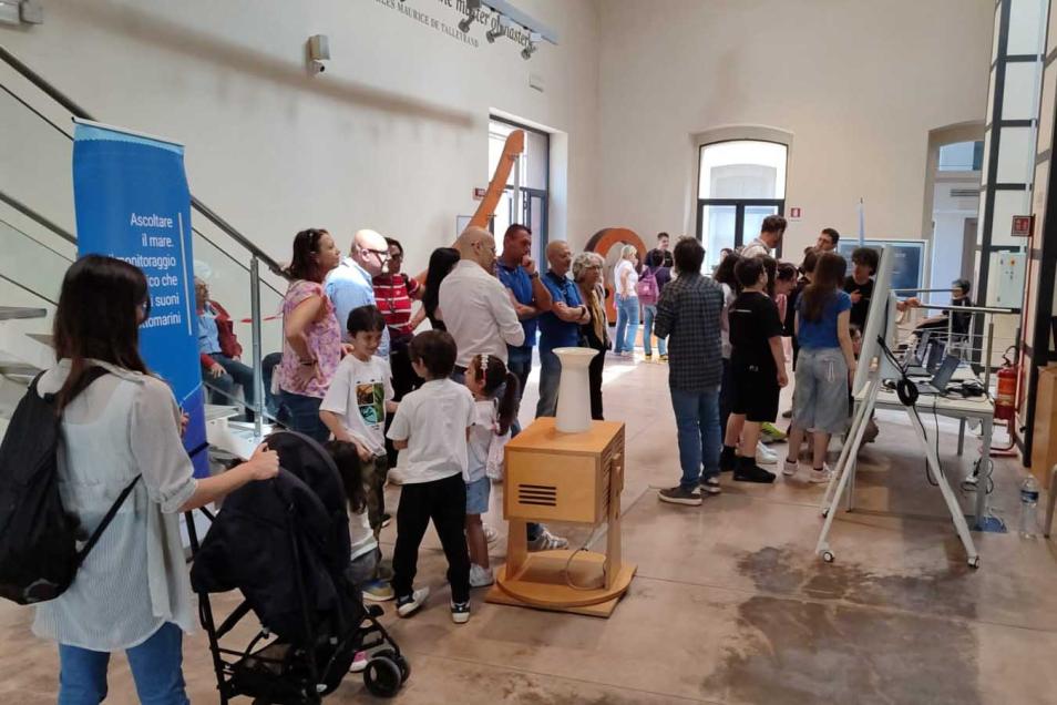 Visitatori alla Città della Scienza 
